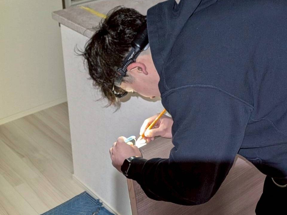 完成した建具パネル